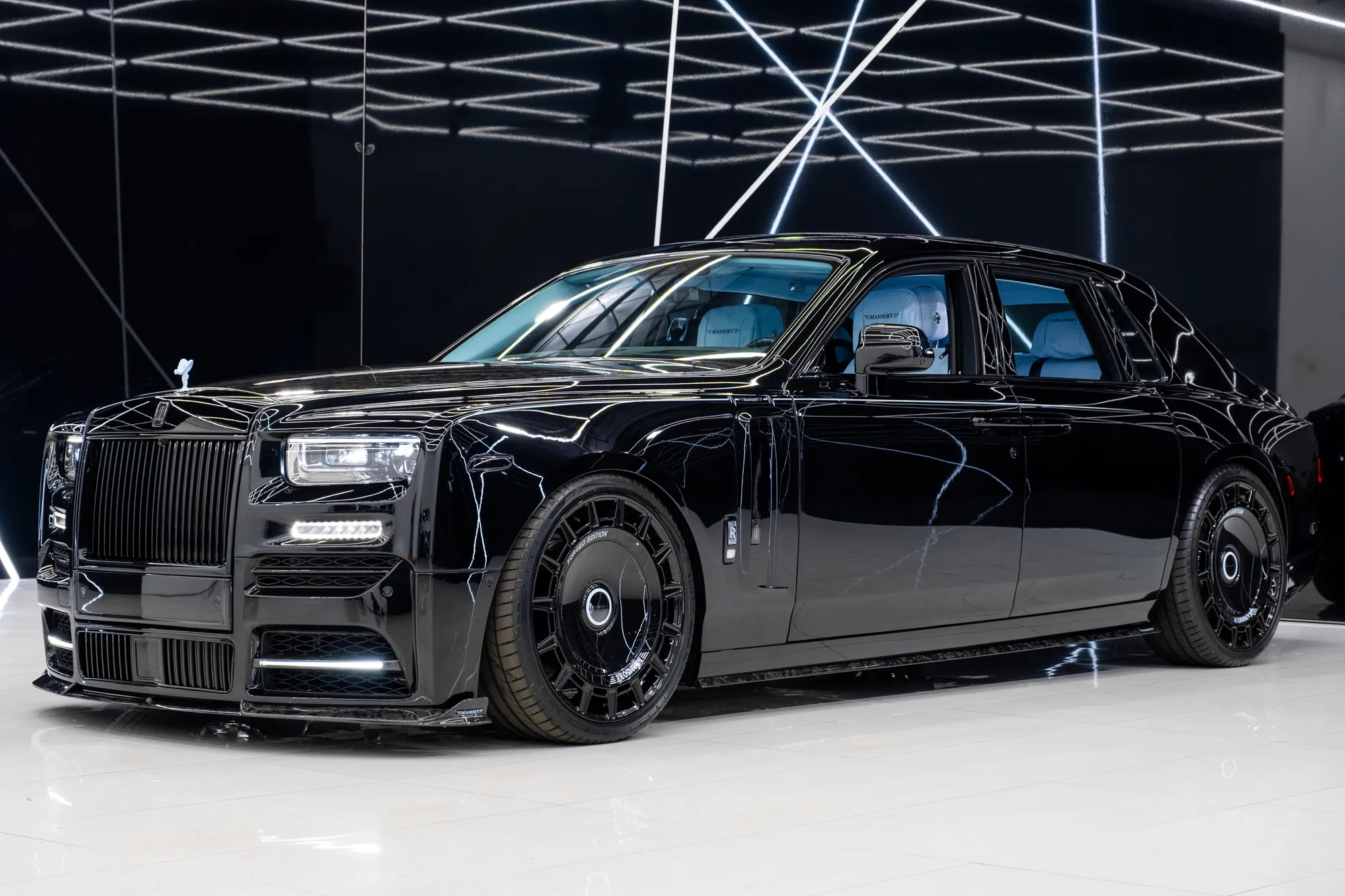 Rolls-Royce Phantom 2026 by MANSORY from the Prestige Guard fleet, front three-quarter view